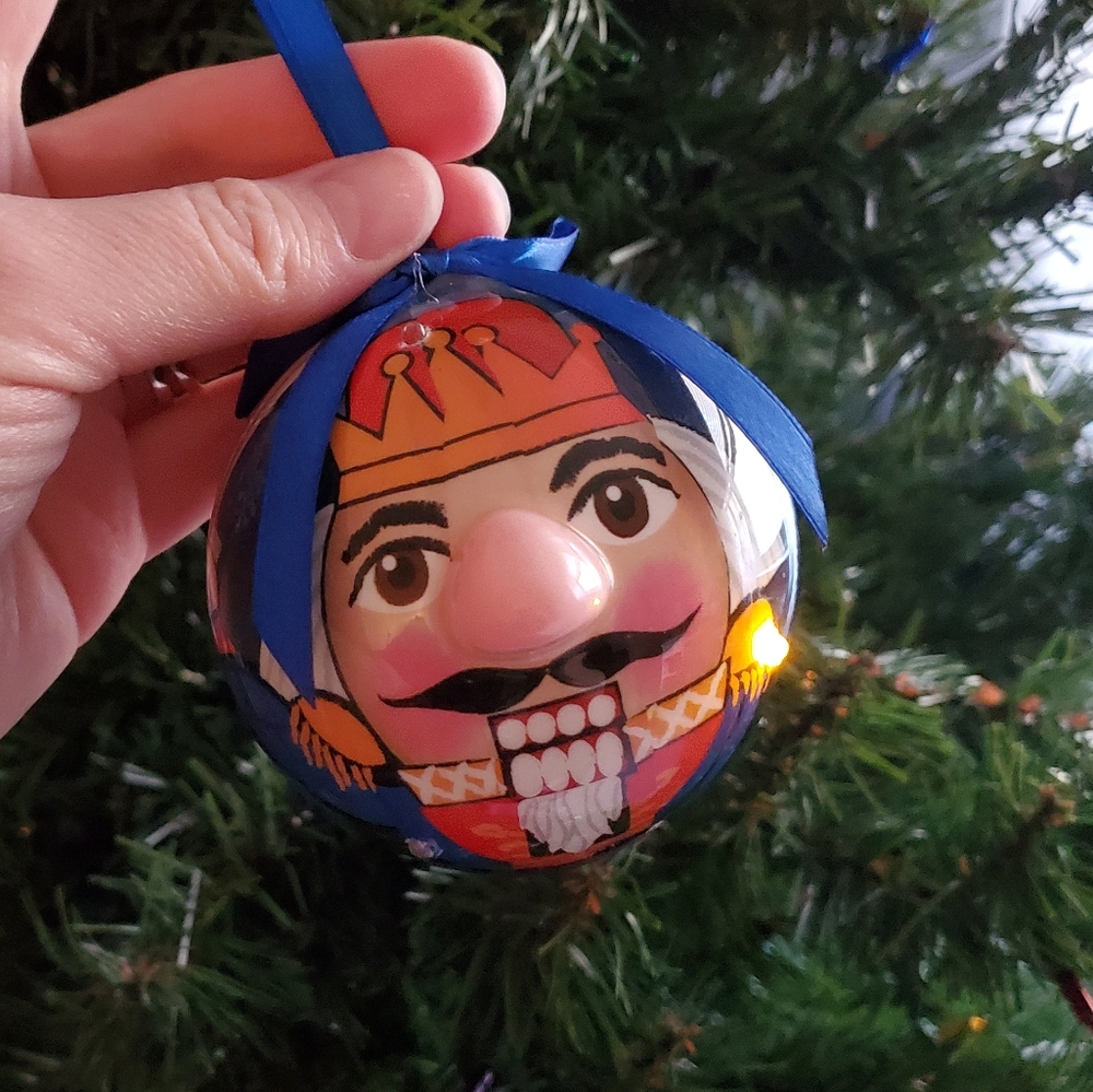 Nutcracker light up ornament